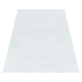 thumbnail of Teppich Hochflor Shaggy Uni Style Polypropylen Wohnzimmer Weiß Läufer 80x150 | Kadima Design