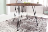 thumbnail of WOHNLING Esszimmertisch rund Ø 120 cm Massivholz Sheesham Esstisch Küchentisch