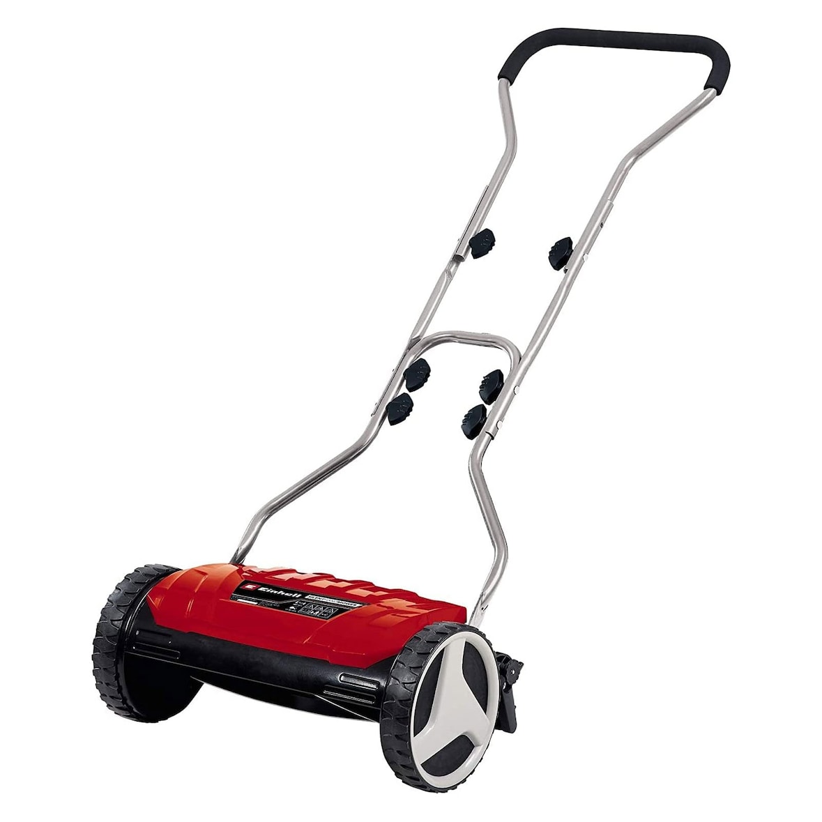 Einhell Handrasenmäher GE-HM 38 S mit 38cm Schnittbreite mit 4-stufiger Höhenverstellung