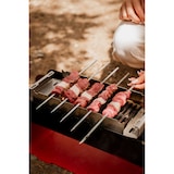 thumbnail of Favilla FUMO Holzkohlegrill – Kompakter 2-in-1 Grill mit Edelstahlrost, Spießhalterung & Tragetasche