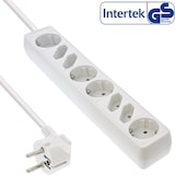 thumbnail of InLine® Steckdosenleiste, 8-fach, 4x Schutzkontakt + 4x Euro, weiß, 1,5m