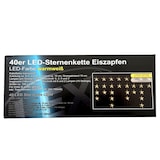thumbnail of 40er LED-Sternenvorhang Lichterkette Innen und Außen warmweiß