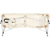 thumbnail of 3 Zonen Massageliege-Set mit 5cm Polsterung, Rollen und Aluminiumgestellbeige