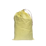 thumbnail of 100x Schwerlastsack Gewebesack Hochwassersack Getreidesack Lagersack PP mit rotem Streifen mit Band 500 x 800 mm 30kg gelb
