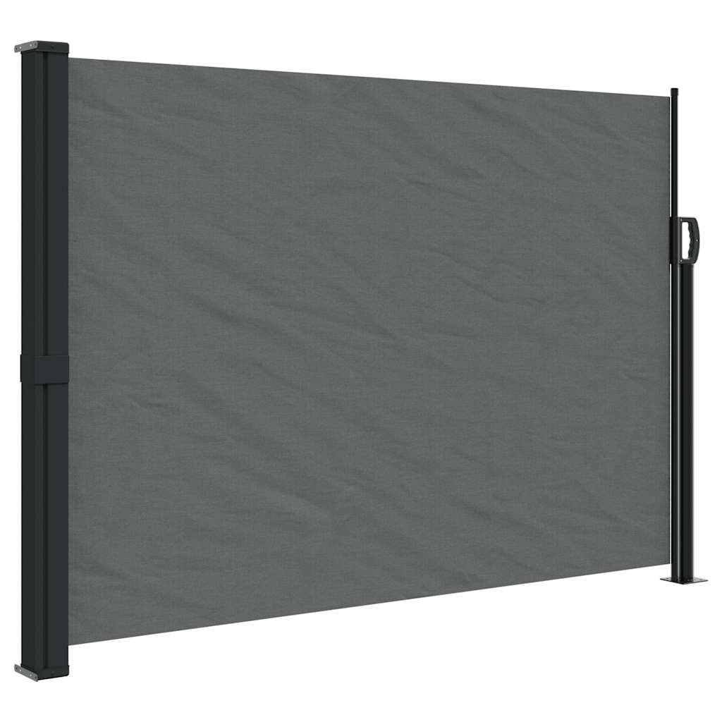 Store latéral rétractable Anthracite 140 x 300 cm Modèle Zephyr Luna