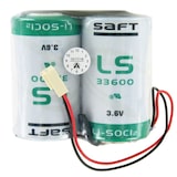 thumbnail of Saft F1x2 LS 33600 mit Futabastecker und Kabel