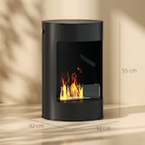 thumbnail of HOMCOM Camino a Bioetanolo da Interno con Serbatoio da 0.9L Nero