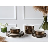 thumbnail of CreaTable Modern Industrial Weiss-gold Tellerset 12-tlg Steinzeug