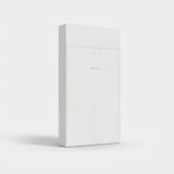 thumbnail of 140 Kentaro White Ash Bett mit aufklappbarer Schrankwand Klappbett