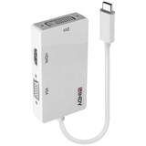 thumbnail of LINDY USB-C®, VGA Konverter [1x USB-C® Stecker - 1x DVI-Buchse 24+5pol., HDMI-Buchse, VGA-Buchse]