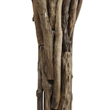 thumbnail of SalesFever Lampadaire 175cm|Linge de parapluie|Structure en bois flotté, tube métallique |Base en bois d'hévéa|L30xP30xH175cm|noir–naturel–marron