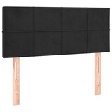 thumbnail of vidaXL Boxspringbett mit Matratze & LED Schwarz 120x190 cm Samt