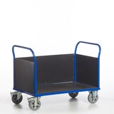 thumbnail of Rollcart Schwerer Dreirandwagen 02-1390, Ladefläche 2000x780mm, Tragkraft: 1200 kg, blau