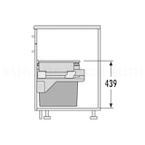 thumbnail of Hailo Abfallsammler 3610471 CS Slide Euro-Cargo-S 2x 19 Liter