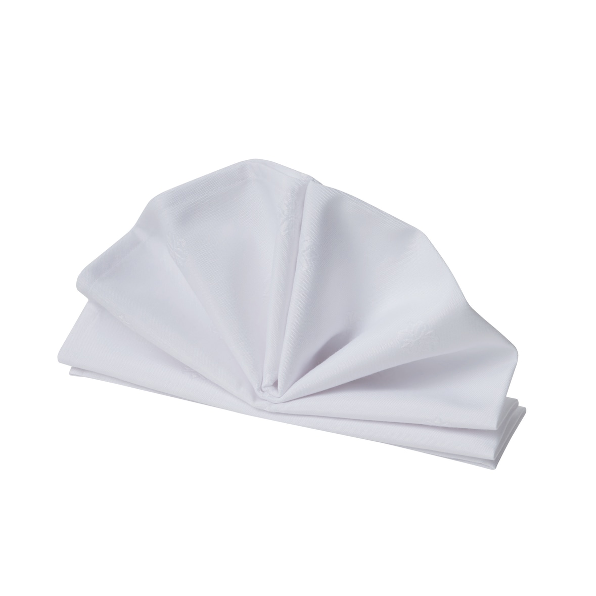 METRO PROFESSIONAL Servet, 50 x 50 cm, polyester, wit, 3 stuks