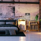 thumbnail of Relaxdays Stehlampe Kristall, Lampenschirm aus Organza, edle Wohnzimmerleuchte, E27, H x D 150 x 37,5 cm, schwarz/silber