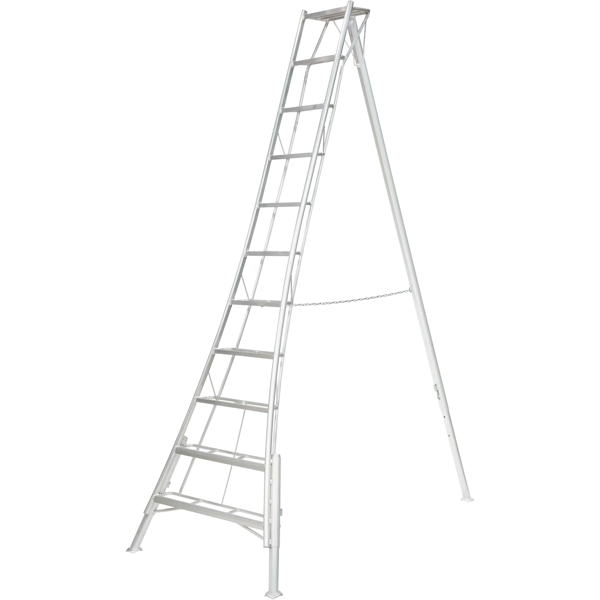Niwaki Driepoot Tuinladder 300-360 cm Verstelbaar/ Snoeiladder Plukladder