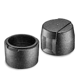 thumbnail of Thermohauser EPP-Thermobox Bierfass schwarz, 4-teilig, Isolierverpackung für 5 L Bierfass 8300022456, 22.0 x 22.0 x 31.5 cm