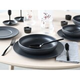 thumbnail of CreaTable Unico Schwarz Tellerset 8-tlg Steinzeug