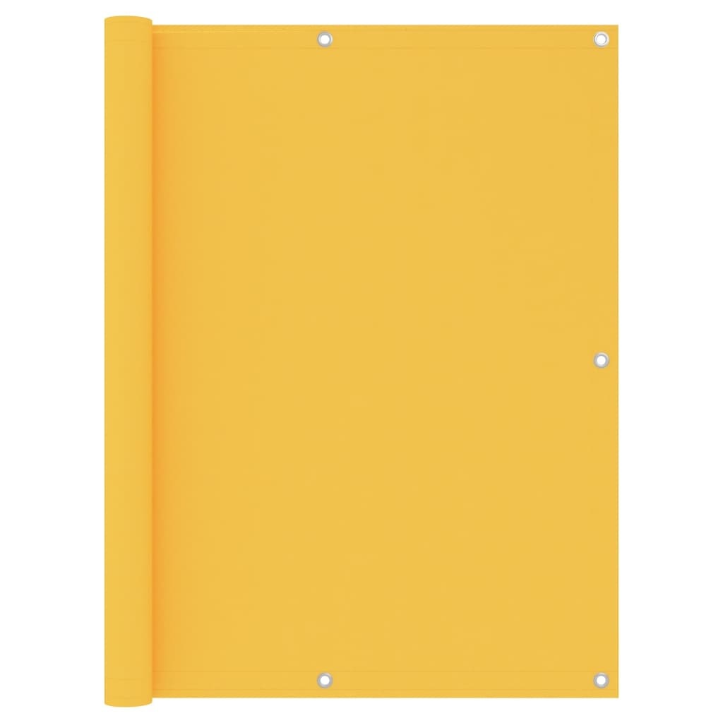 Helloshop26 - Schermo per balcone schermo per la privacy 120 x 400 cm tessuto Oxford giallo 02_0010186