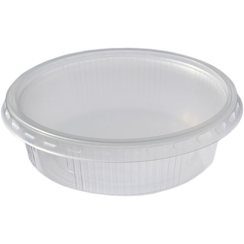 Feinkostbecher mit Deckel aus PP /200 ml / 1000 Stk.