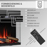 thumbnail of Elektrokamin Einbaukamin BALDERIA Athena 52 – Heizung bis 1500 W, schwarz