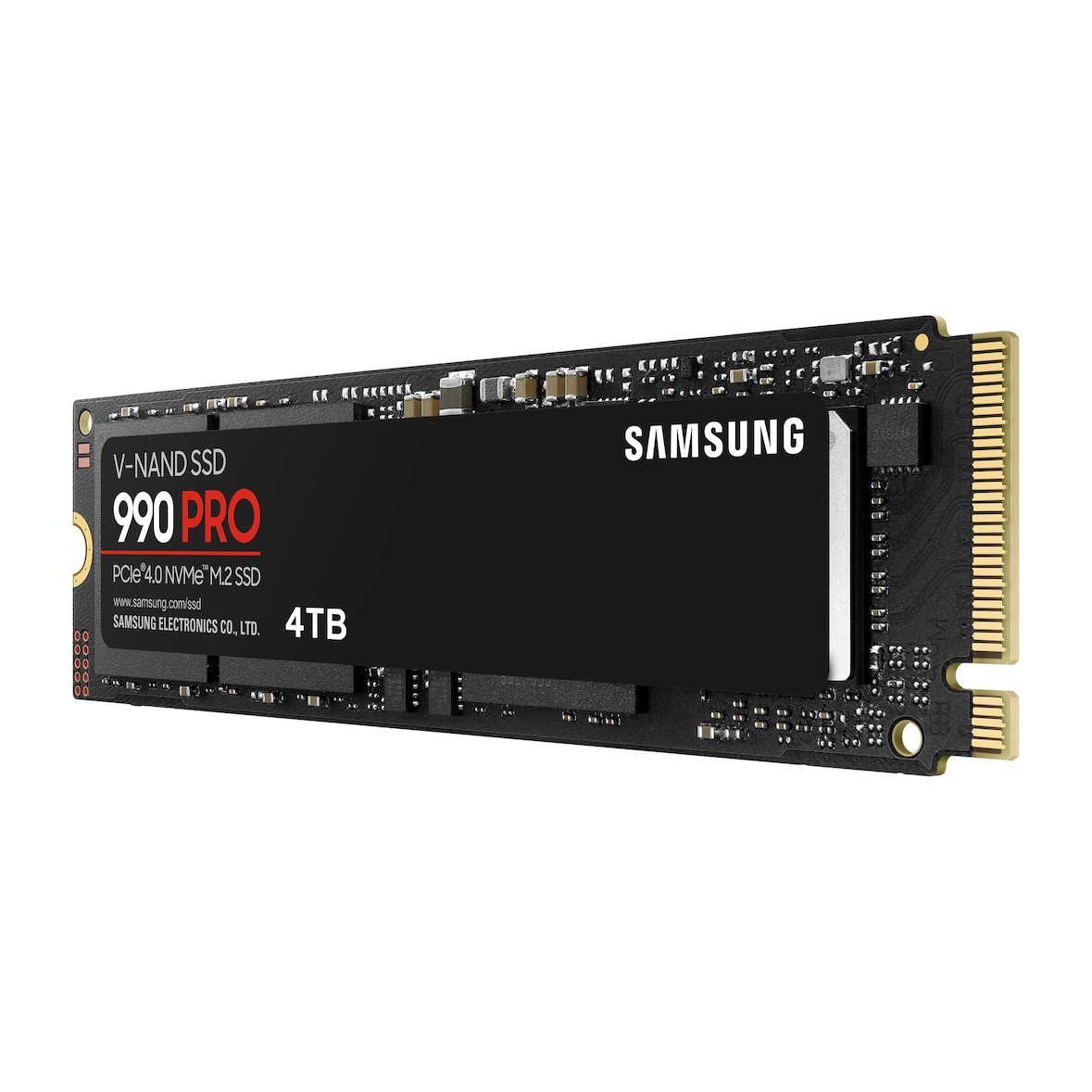 Samsung 990 PRO 4 TB PCIe 4.0 NVMe™ M.2 (2280) Internes Solid State Drive (SSD) (MZ-V9P4T0BW)