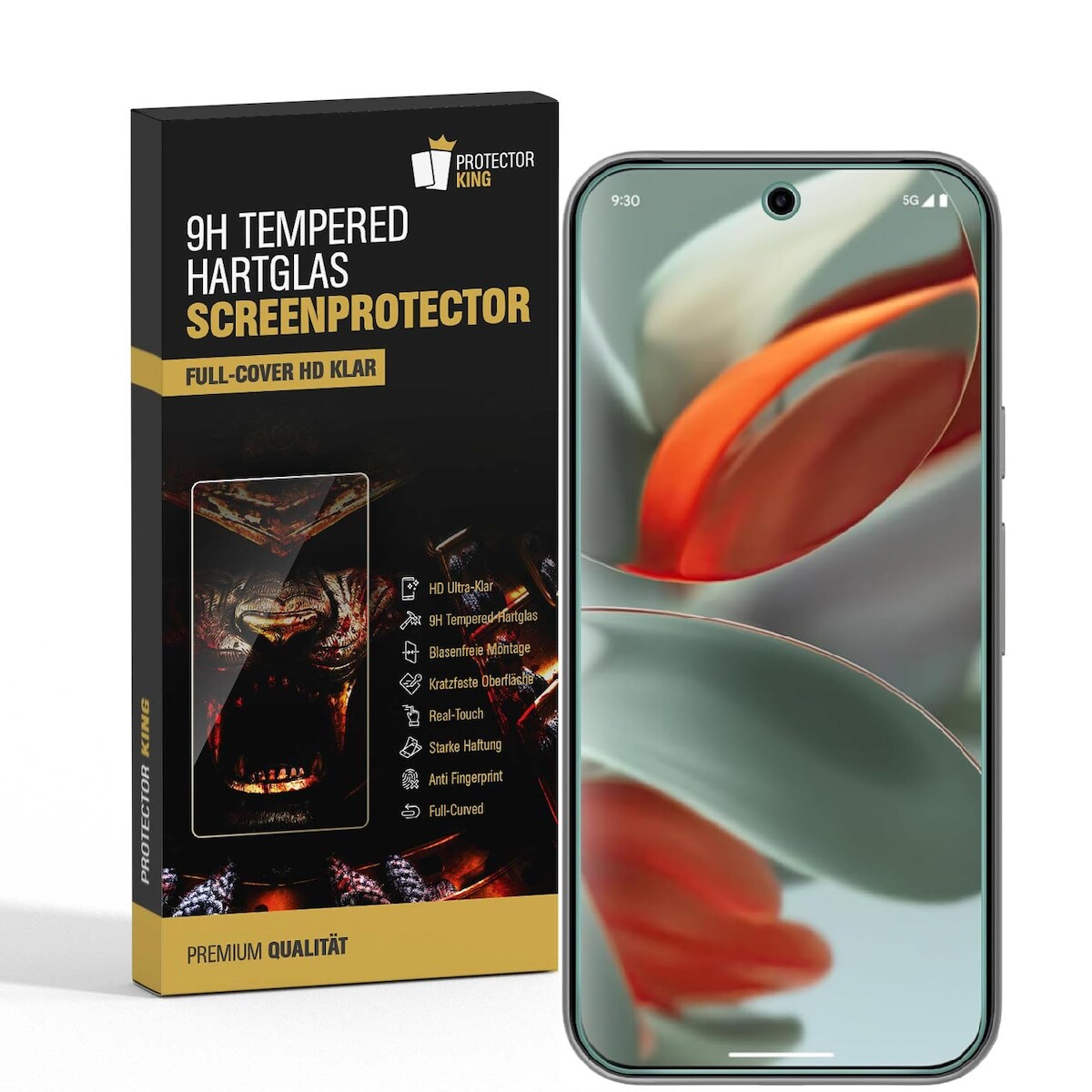 5x 9H Panzerglas für Google Pixel 10 Pro HD klar Tempered Glass Displayschutz Schutzglas Schutzfolie Screen-Protector