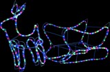 thumbnail of Weihnachtsdekoration Rentiere und Schlitten Outdoor 252 LEDs