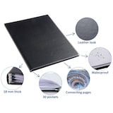 thumbnail of Protège-documents Rillstab Original A5 noir 30 pochettes RI99534