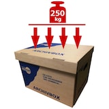 thumbnail of 10x Archivbox Lagerbox 400x320x290mm extrem stabil bis 250kg stapelbar