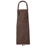 thumbnail of 235 - Latzschürze Oxford, gewachst, B 75 x L 90cm : toffee 100% Baumwolle 280 g/m² gewachst