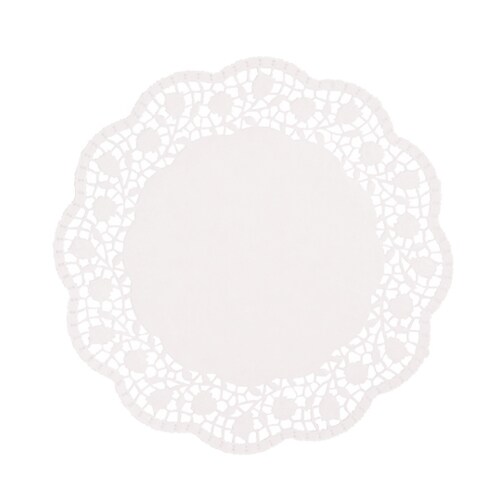 PAPSTAR 2000 Tortenspitzen rund Ø 25 cm weiss