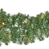 thumbnail of Tannengirlande 12cm künstlich mit LED Indoor & Outdoor 2,7m Warmweiß