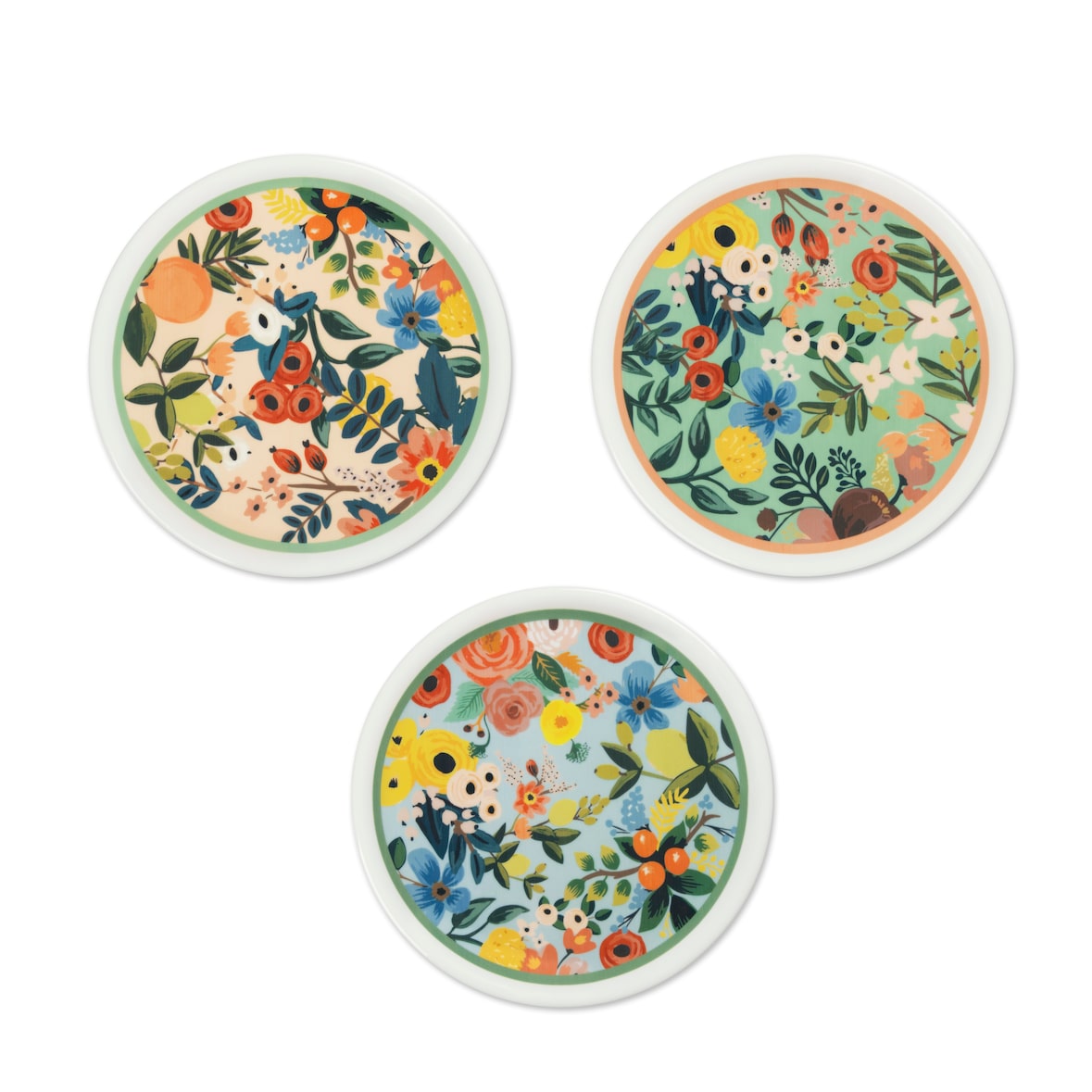 Excelsa set 6 piatti pizza Fiori Frida porcellana 30,5 cm multicolore