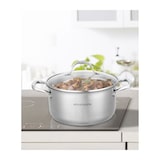 thumbnail of Am3549 Arthur Martin Marmite 24 Cm Avec Couvercle – Acier Inoxydable – Tous Feux Dont Induction