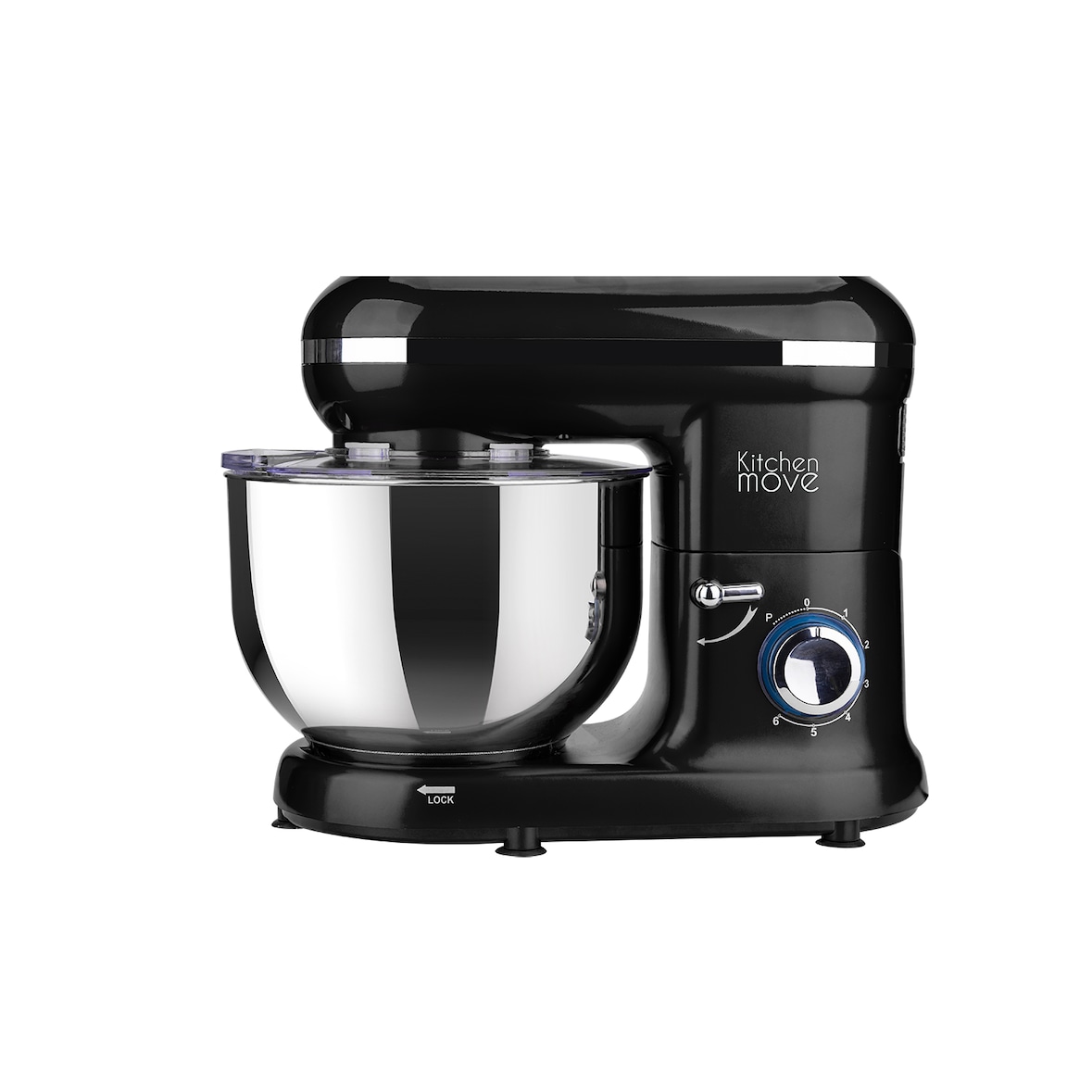 KITCHEN MOVE robot pâtissier multifonctions 5.5l 1500w noir bat-1519 black