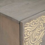 thumbnail of vidaXL Nachttisch 2 pcs Grau 40 x 33 x 46 cm massives Mangoholz