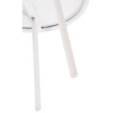 thumbnail of Couchtisch CAKOT - Kunststoff Weiß 50x50x40 cm | Sofatisch Rund Beistelltisch Wohnzimmertisch Klein