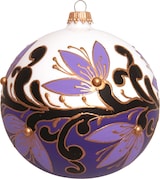 thumbnail of Jugendstilkugel, Weiß & Violet, 10cm