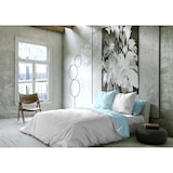 thumbnail of Tweekleurig omkeerbaar dekbedovertrek 200 extra zacht katoen made in Spain Azul Mar 76/Blanco Naturals