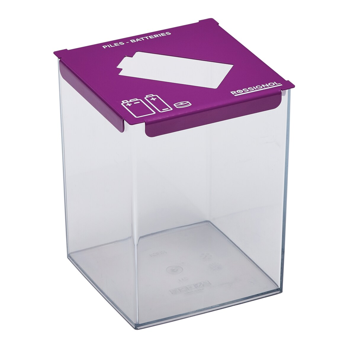 ROSSIGNOL Collecteur de piles 2L PILEO violet