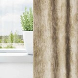 thumbnail of vidaXL Gordijn met gordijnen 2 pcs Crème 140 x 140 cm Fluweel