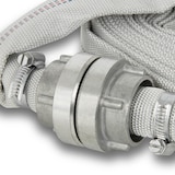 thumbnail of EBERTH 1" Feuerwehrschlauch 10m mit Storz Kupplung, Gewebeschlauch für Industrie, Wasser, Pumpe, Garten, Storz 25-D