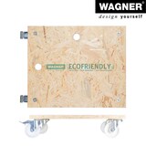 thumbnail of WAGNER Transporthilfe OSB BIG 25 mm - 59 x 49 x 12 cm, Rollen Ø 100 mm, Feststeller, Tragkraft 400 kg - 20161701