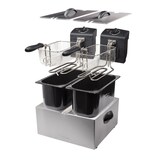 thumbnail of Tristar Doppelkorb-Fritteuse FR-6937 - 2 x 3 ltr Edelstahl