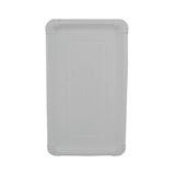 thumbnail of ABC Pak 125 Teller, Pappe [rc] eckig 19 cm x 33 cm weiss (95333, 125 Stück)