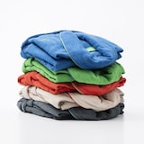 thumbnail of Benetton - Bademantel M/L 100% Baumwolle 360GSM in Blau - Rainbow Be