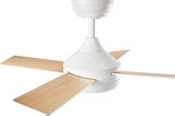 thumbnail of Deckenventilator mit Licht Perenz 7163 B CT Weiß - Ø 80 cm, 4 Flügel, 6 Geschwindigkeiten, 40-W-Gleichstrommotor, geräuschlos