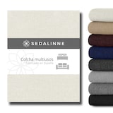 thumbnail of Colcha Multiusos para Sofás y Cama. Tejido 85% Algodón - 15% Poliéster. Medida: 140x180 cm. Color Crudo